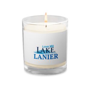 Love MY Lake Lanier Glass Jar Soy Wax Candle