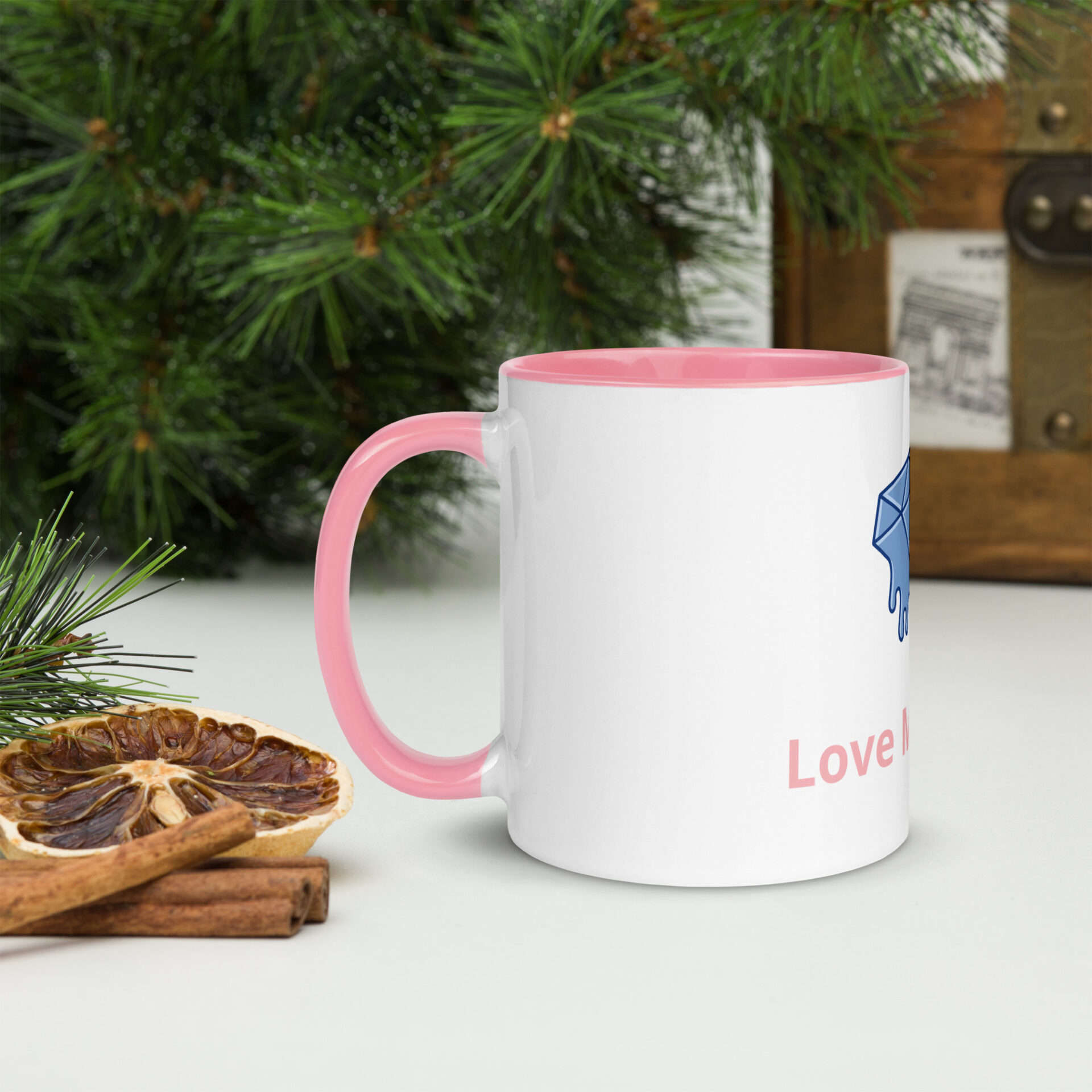 Love MY Lake Coffee Mug with Color Inside - Image 2