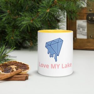 Love MY Lake Coffee Mug with Color Inside