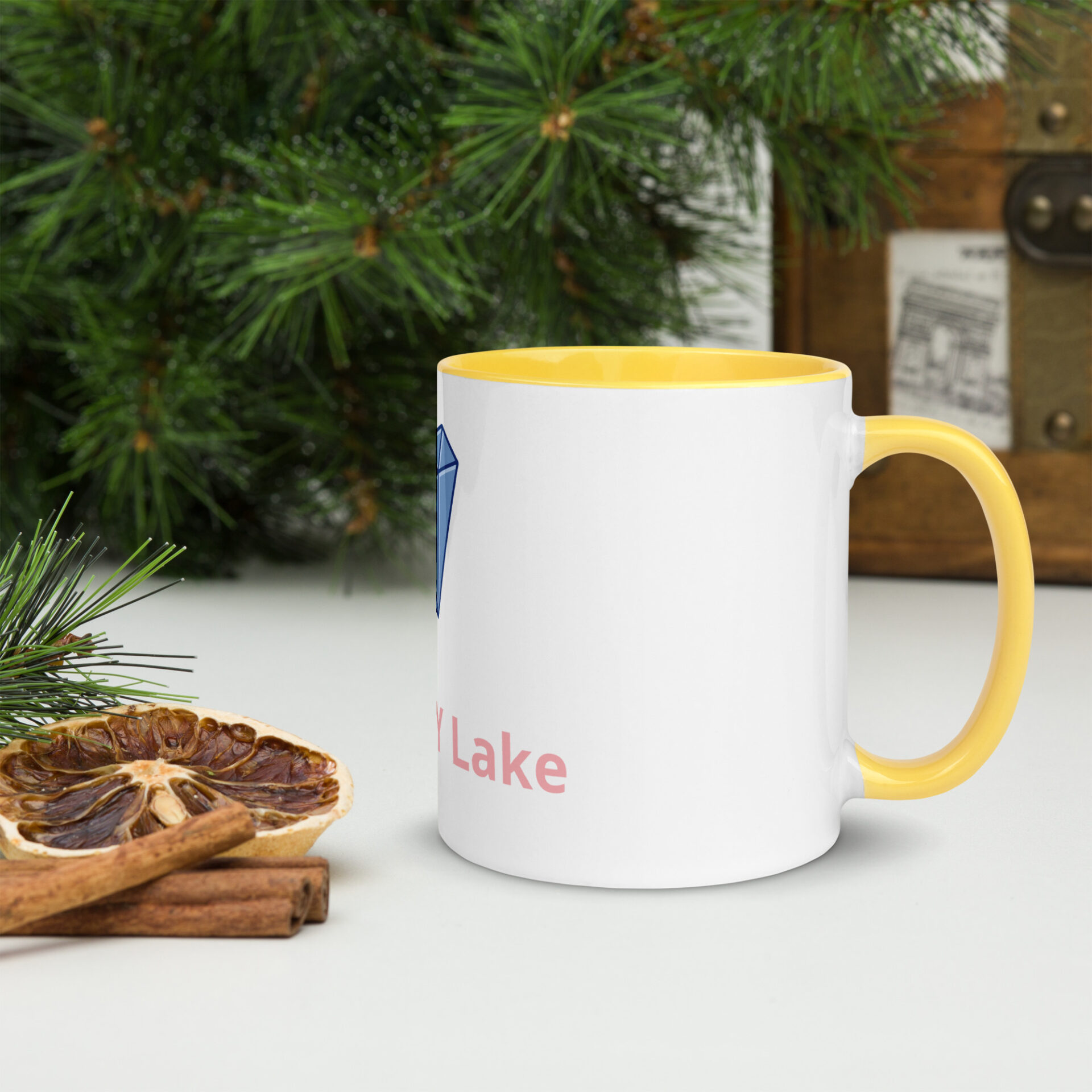 Love MY Lake Coffee Mug with Color Inside - Image 6