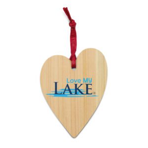 Love MY Lake Wooden Ornaments